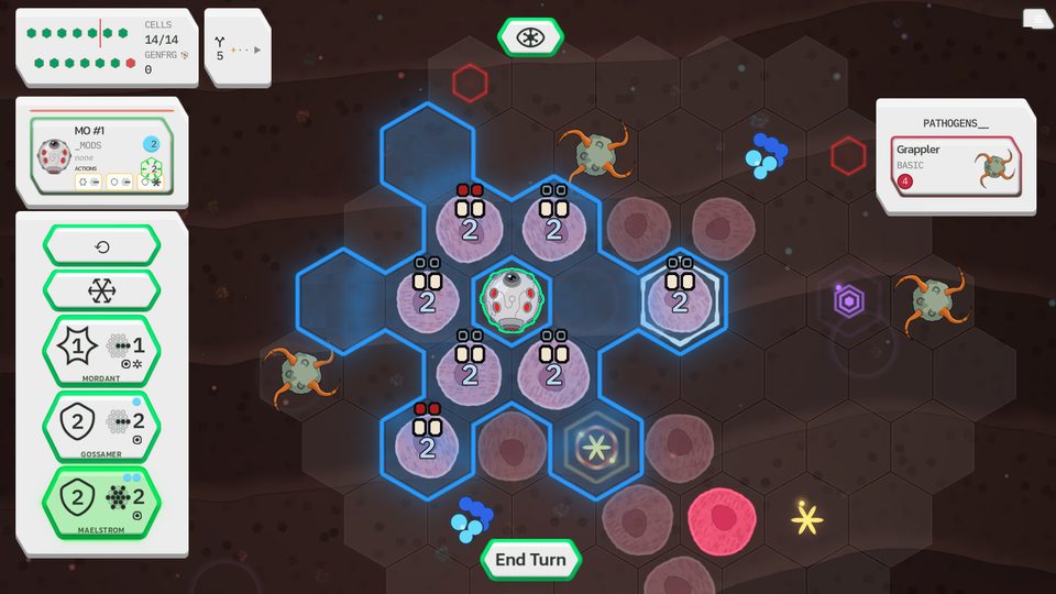 A wide defend action shielding several Cells