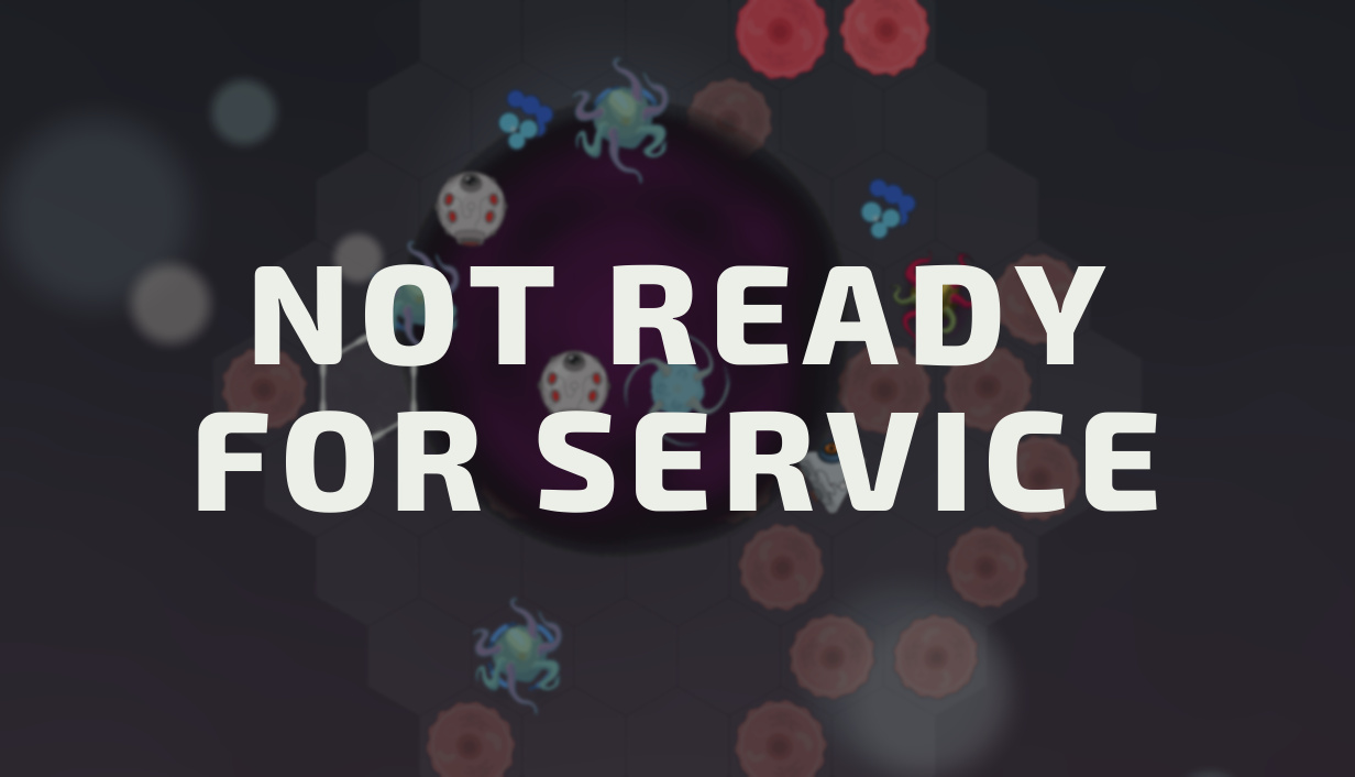 Not Ready for Service — key art